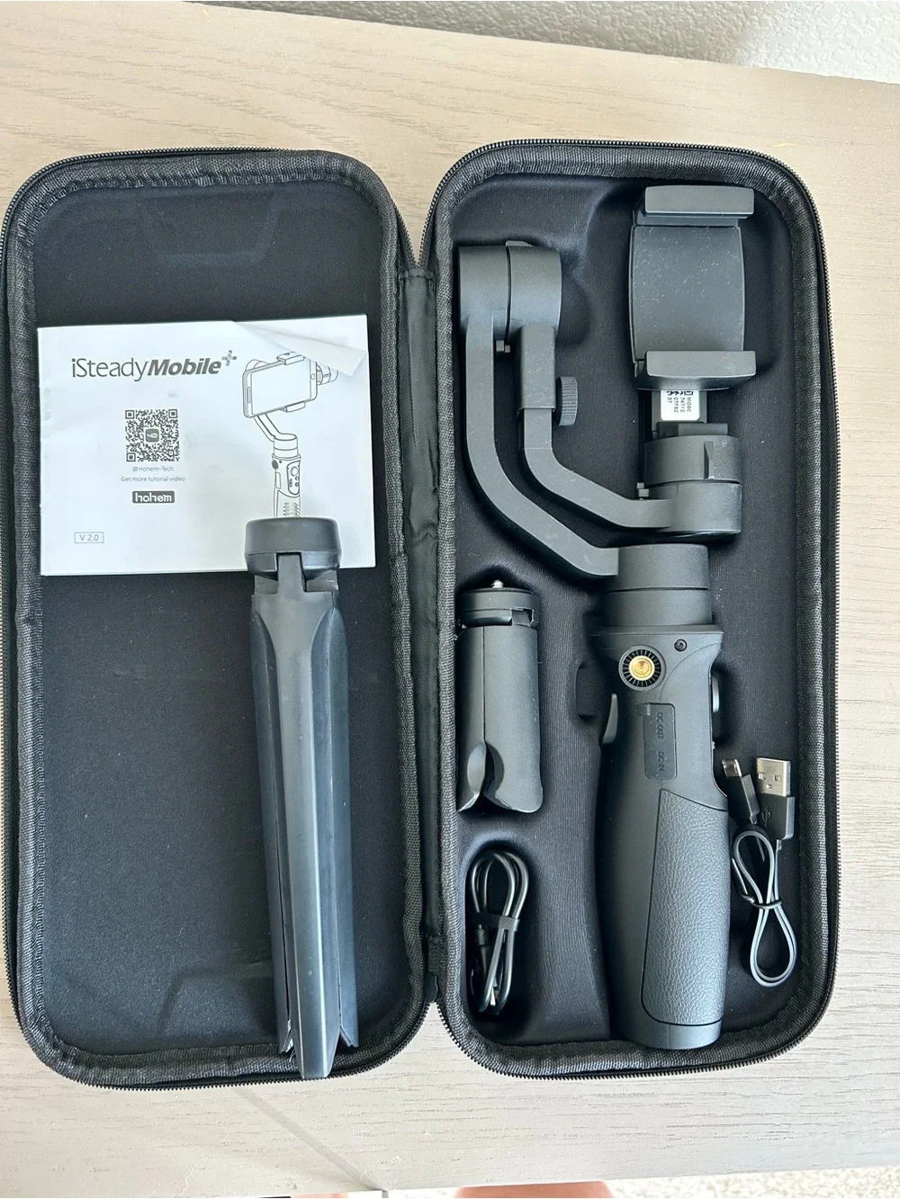 iSteadyMobile Foldable Smartphone Gimbal - Black